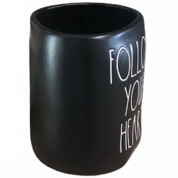 RAE DUNN Mug Follow Your Heart Coffee Tea Cup - Picture 2 of 7
